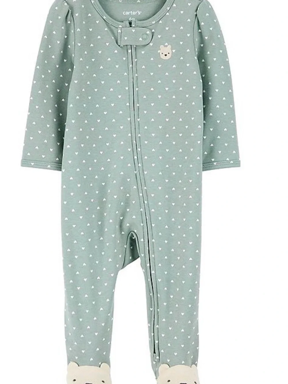 Carter’s Baby Girls 2-Piece 2 Way Sleep & Play Pajamas - 9M